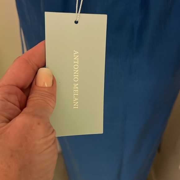 NWT,Antonio Melani, Sondra Lyocell Blend Halter:V-Neck Cocktail Dress,Size M - Picture 5 of 6